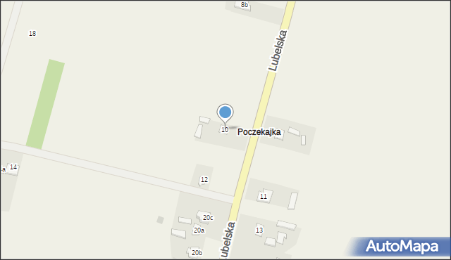 Pawłów, Lubelska, 10, mapa Pawłów