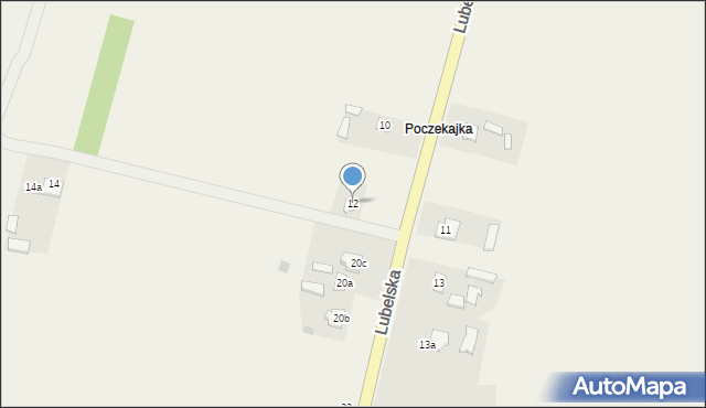 Pawłów, Lubelska, 12, mapa Pawłów