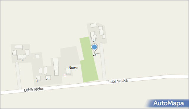 Pawonków, Lubliniecka, 1a, mapa Pawonków