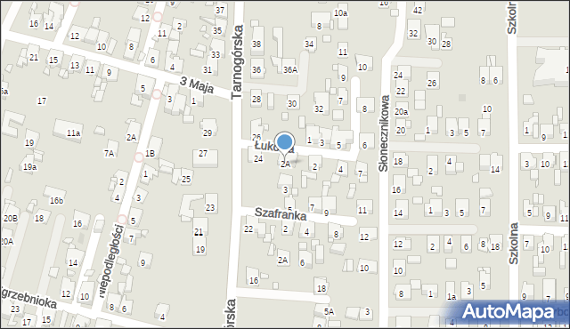 Piekary Śląskie, Łukowa, 2A, mapa Piekary Śląskie