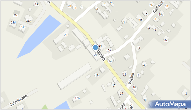 Płoty, Lubuska, 21, mapa Płoty