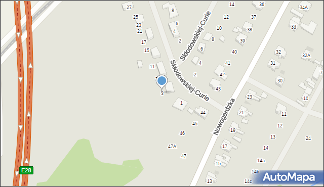 Płoty, Łukasiewicza Ignacego, 3, mapa Płoty