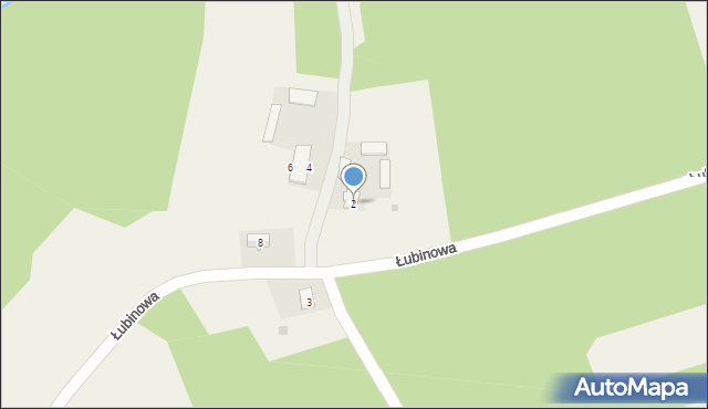 Pobołowice-Kolonia, Łubinowa, 2, mapa Pobołowice-Kolonia