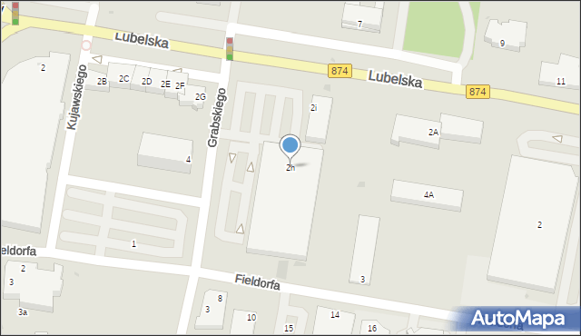 Puławy, Lubelska, 2h, mapa Puław