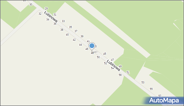 Rabinówka, Łubinowa, 48, mapa Rabinówka