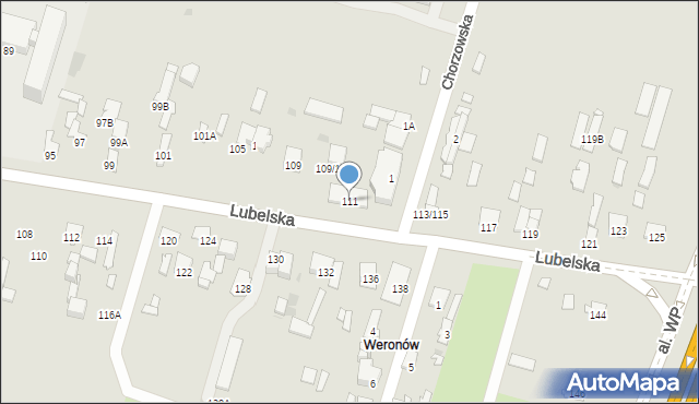 Radom, Lubelska, 111, mapa Radomia