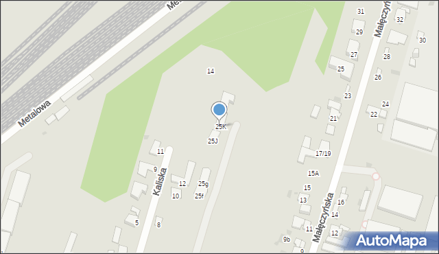 Radom, Lubelska, 25K, mapa Radomia