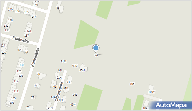 Radom, Lubelska, 94, mapa Radomia