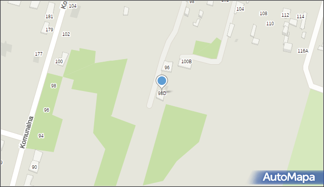 Radom, Lubelska, 98D, mapa Radomia