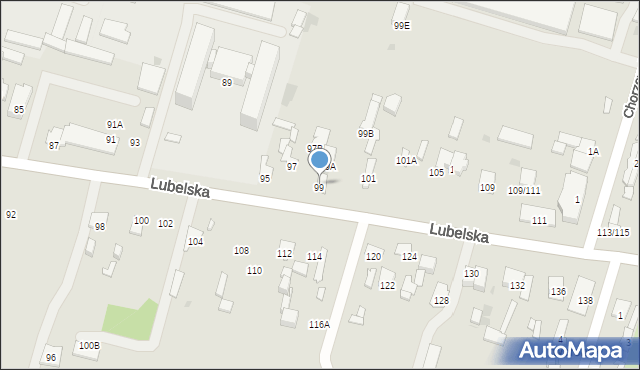 Radom, Lubelska, 99, mapa Radomia