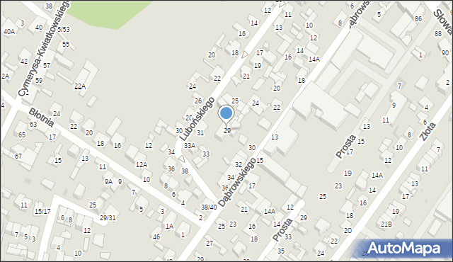 Radom, Lubońskiego Konstantego, 29, mapa Radomia