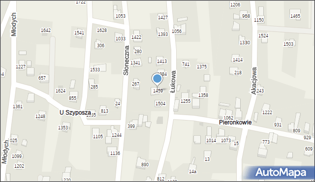 Radziechowy, Łukowa, 1459, mapa Radziechowy