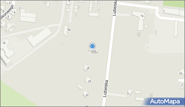 Radzyń Podlaski, Lubelska, 32A, mapa Radzyń Podlaski