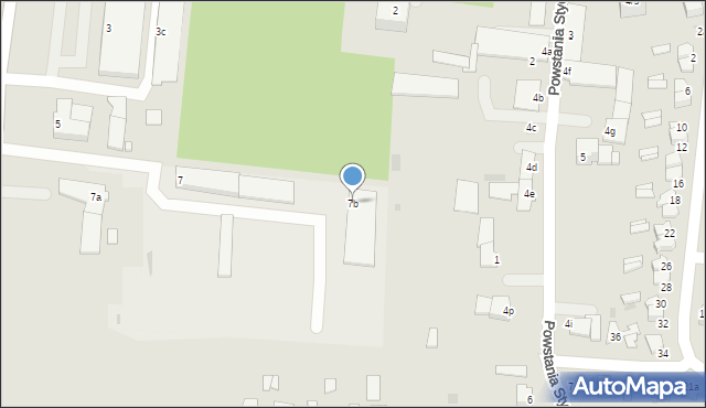 Radzyń Podlaski, Lubelska, 7b, mapa Radzyń Podlaski