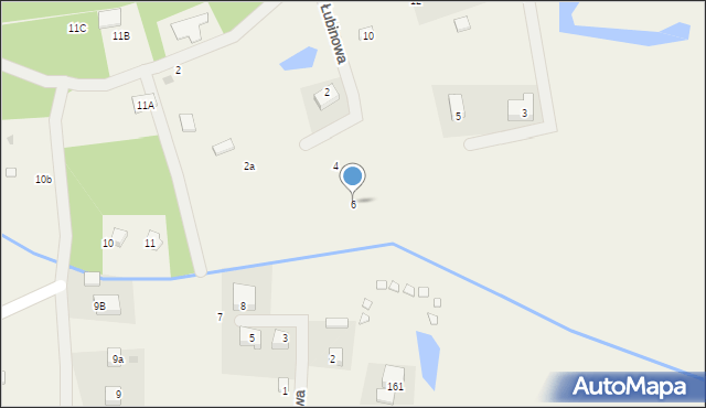 Rąty, Łubinowa, 6, mapa Rąty