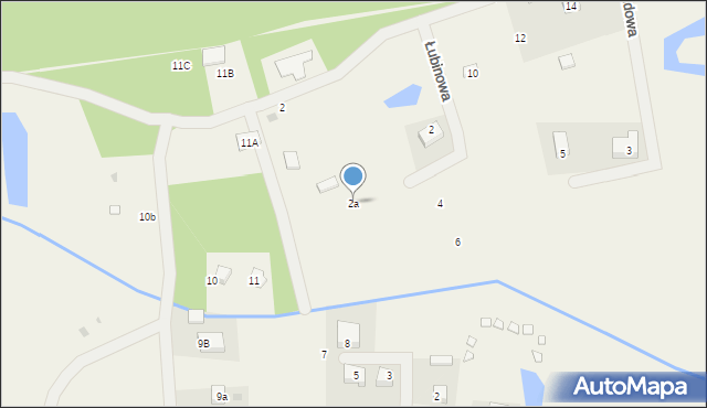 Rąty, Łubinowa, 2a, mapa Rąty