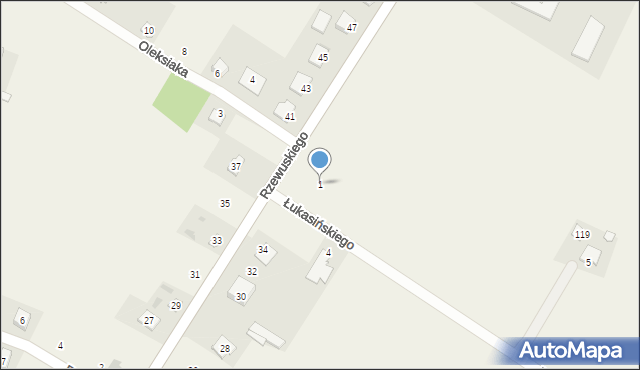 Regimin, Łukasińskiego Waleriana, mjr., 1, mapa Regimin