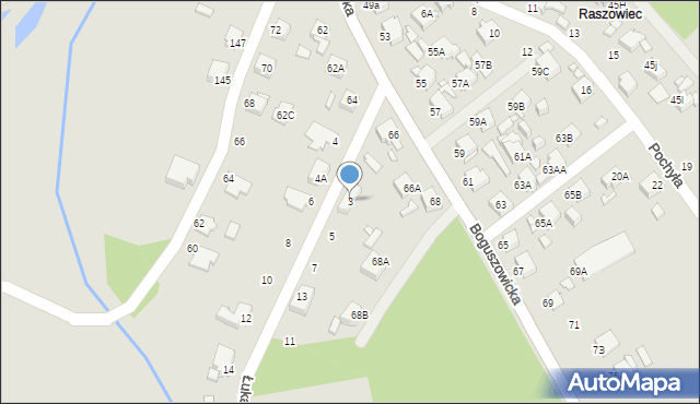 Rybnik, Łukasiewicza Ignacego, 3, mapa Rybnika