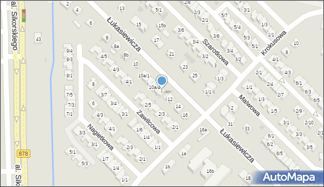 Rzeszów, Łukasiewicza Ignacego, 10a/6, mapa Rzeszów