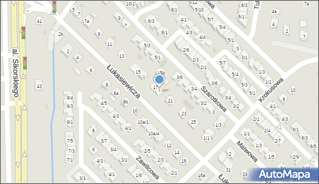 Rzeszów, Łukasiewicza Ignacego, 19, mapa Rzeszów