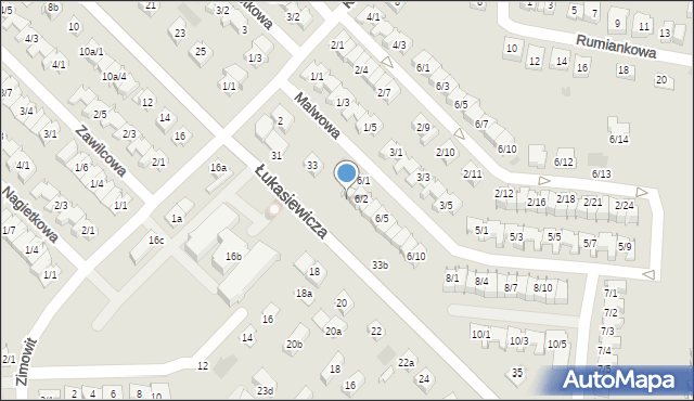 Rzeszów, Łukasiewicza Ignacego, 6/1, mapa Rzeszów