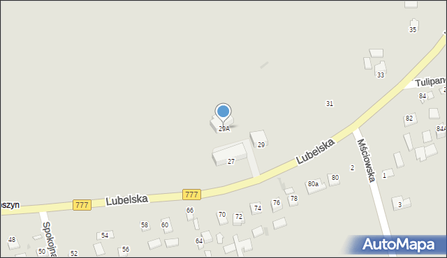 Sandomierz, Lubelska, 29A, mapa Sandomierza