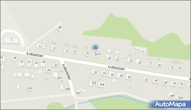 Sianów, Łubuszan, 17, mapa Sianów