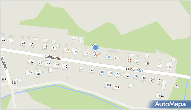 Sianów, Łubuszan, 29, mapa Sianów