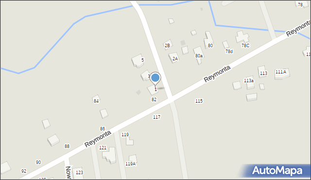 Sieradz, Ludowa, 1, mapa Sieradz