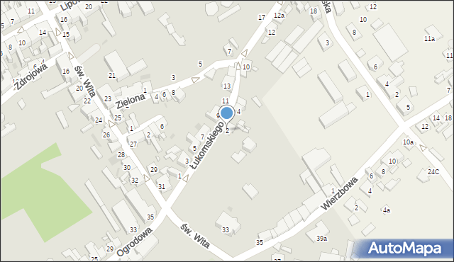 Śmigiel, Łukomskiego Zbigniewa, hm., 2, mapa Śmigiel