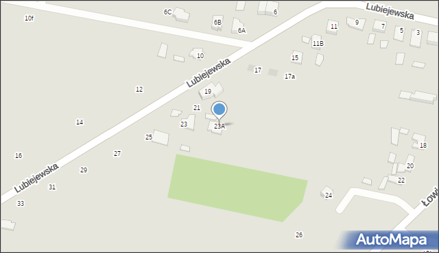 Sochaczew, Lubiejewska, 23A, mapa Sochaczew