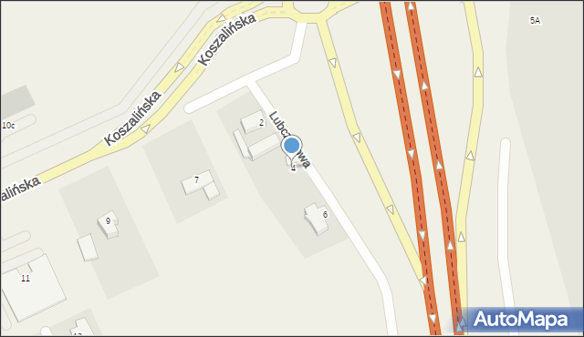 Stare Bielice, Lubczykowa, 4, mapa Stare Bielice