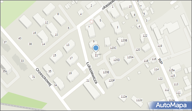 Stargard, Łukasiewicza Ignacego, 11, mapa Stargard