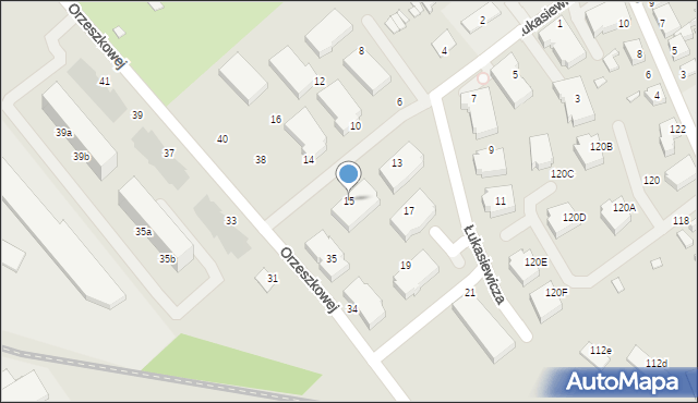 Stargard, Łukasiewicza Ignacego, 15, mapa Stargard