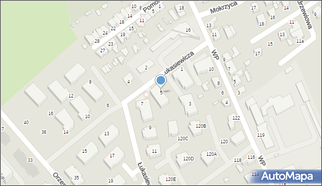 Stargard, Łukasiewicza Ignacego, 5, mapa Stargard