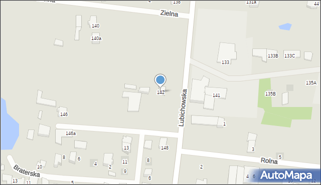 Starogard Gdański, Lubichowska, 142, mapa Starogard Gdański