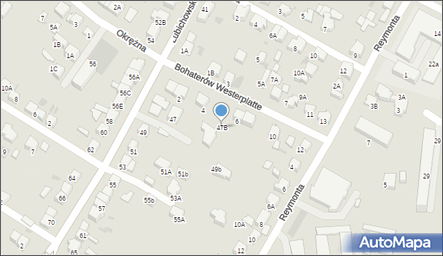 Starogard Gdański, Lubichowska, 47B, mapa Starogard Gdański