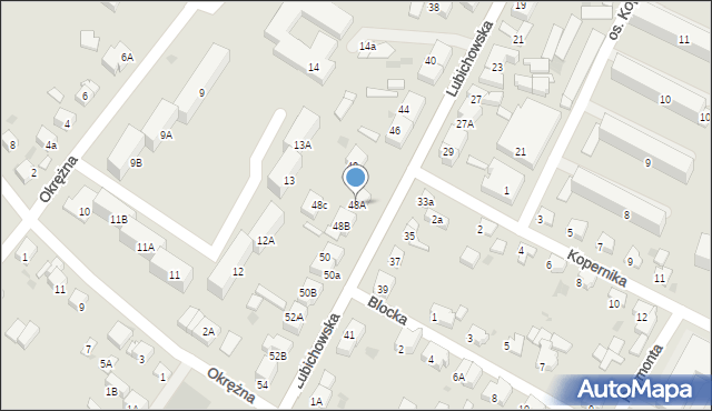 Starogard Gdański, Lubichowska, 48A, mapa Starogard Gdański