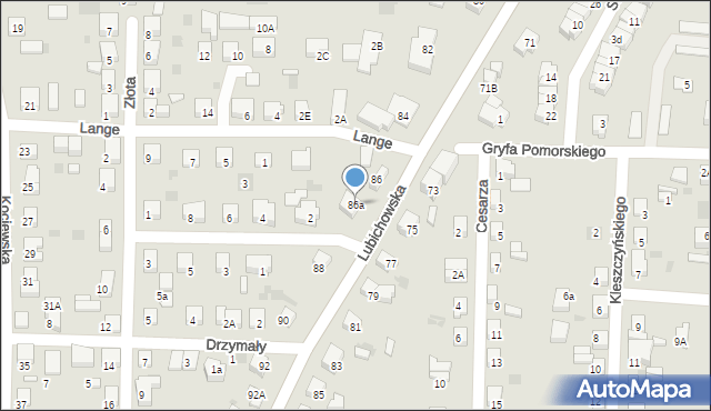 Starogard Gdański, Lubichowska, 86a, mapa Starogard Gdański