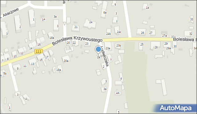 Stepnica, Ludwiczaka, 2a, mapa Stepnica