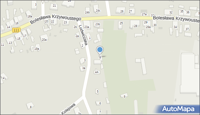 Stepnica, Ludwiczaka, 4, mapa Stepnica