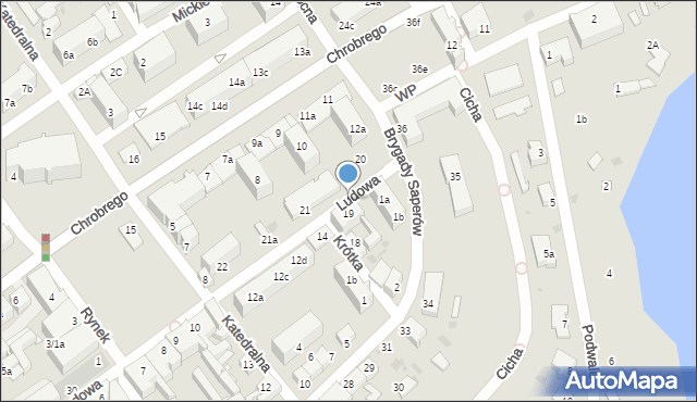 Strzelce Krajeńskie, Ludowa, 21l, mapa Strzelce Krajeńskie