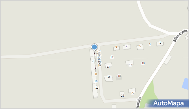 Sulęcin, Lukoszka Jerzego, 2, mapa Sulęcin