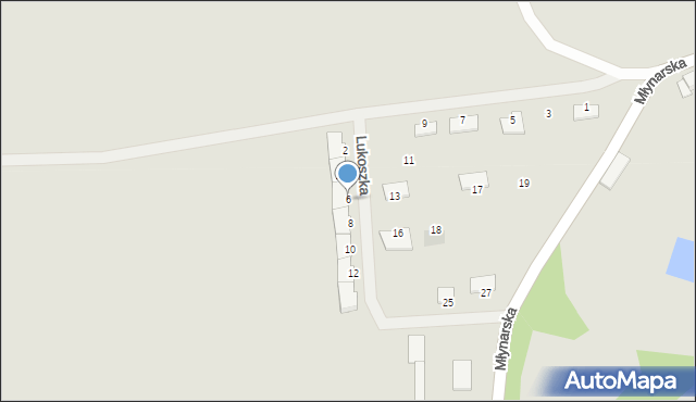 Sulęcin, Lukoszka Jerzego, 6, mapa Sulęcin