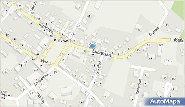 Sulików, Lubańska, 19, mapa Sulików