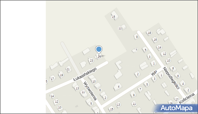 Sypniewo, Łukasińskiego Waleriana, mjr., 27, mapa Sypniewo