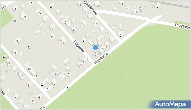 Szczecin, Lutyków, 2, mapa Szczecina