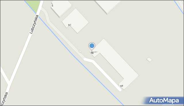 Szczecin, Lubczyńska, 6E, mapa Szczecina