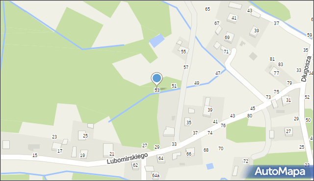 Szczepanów, Lubomirskiego Stanisława, 53, mapa Szczepanów