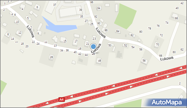 Szczepanów, Łukowa, 46, mapa Szczepanów